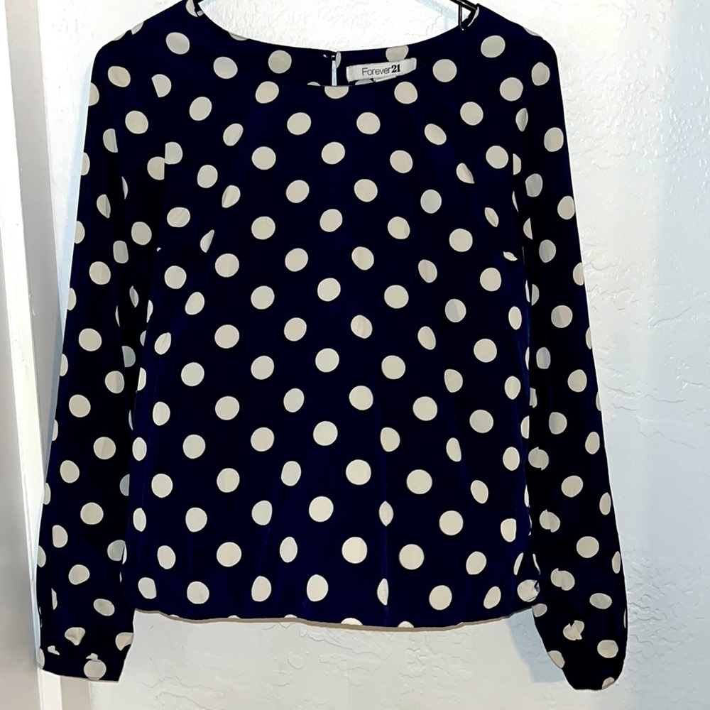 Navy color... forever, 21 blouse